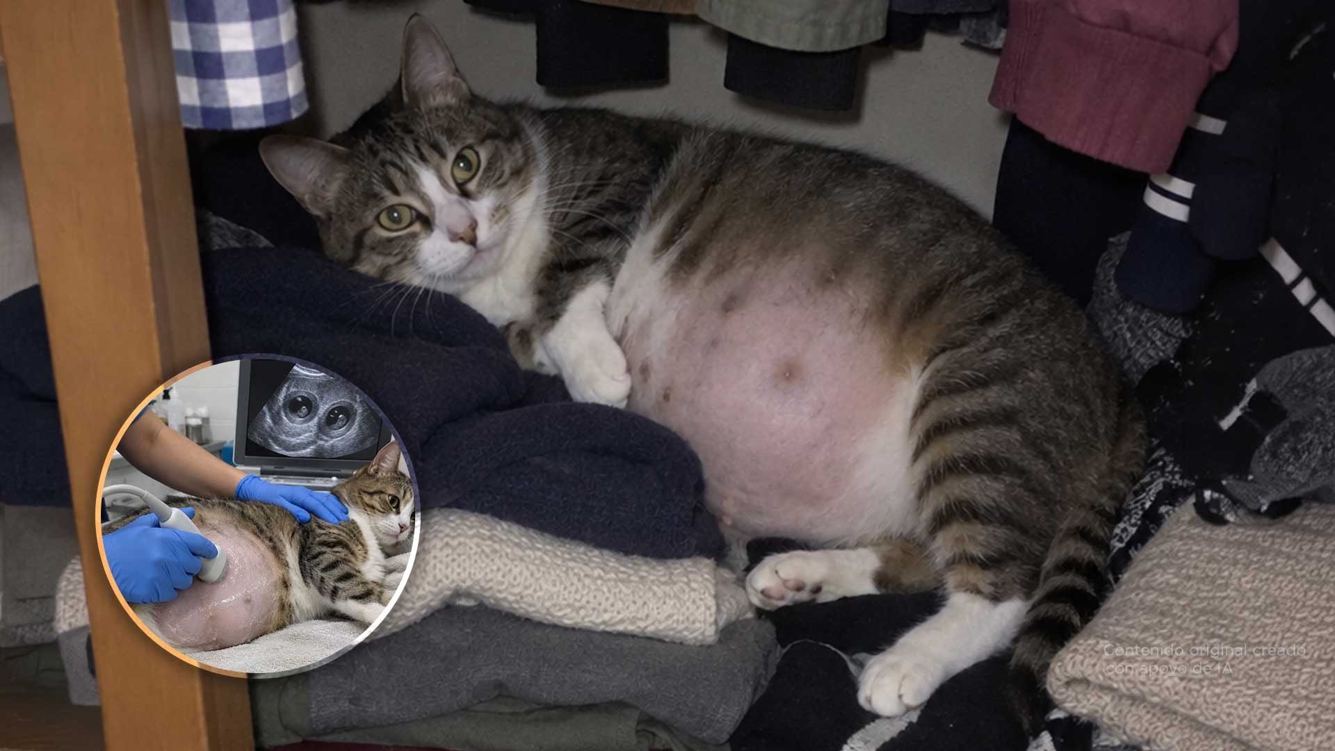 Así tienes que cuidar a una gatita embarazada