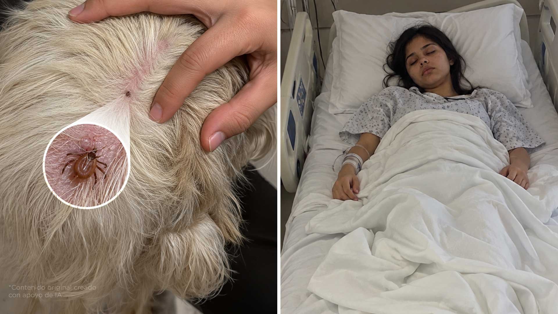 Las garrapatas de tu perro pueden matar a una persona. Avísale a tu familia